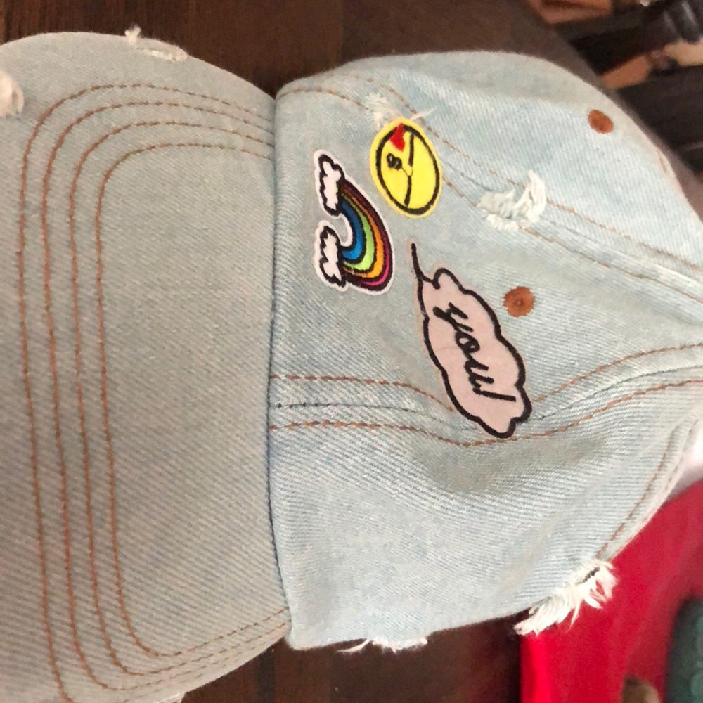 A stylish emoji hat